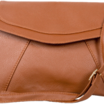 Brown purse shoulder strap