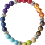 Chakra bracelet on marble