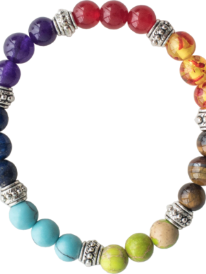 Chakra bracelet on marble