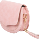 Light pink hand bag