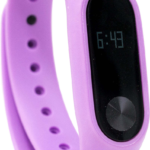 Purple smart watch